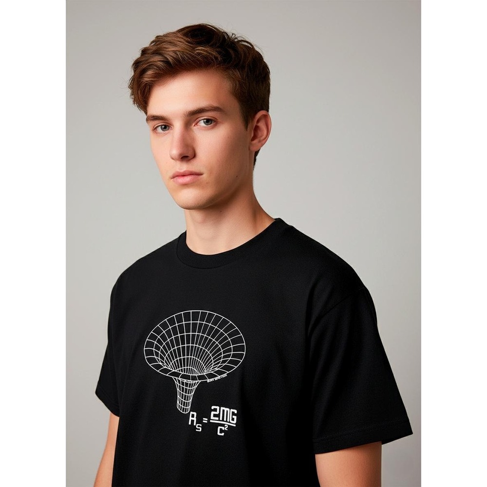 Vintage 1982 Black Hole Maxwell Equations T Shirt XL Made USA Cotton Expressions